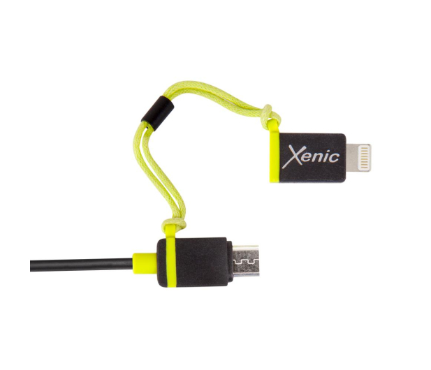 KABEL MICRO USB/LIGHTNING 1,2m XENIC - 1386742 - zdjęcie 2